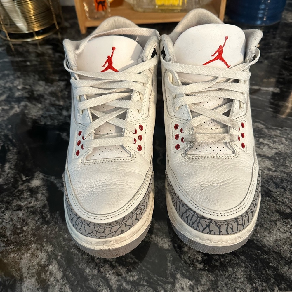 Jordan 3 - White Cement - Big Kids 7 - Used